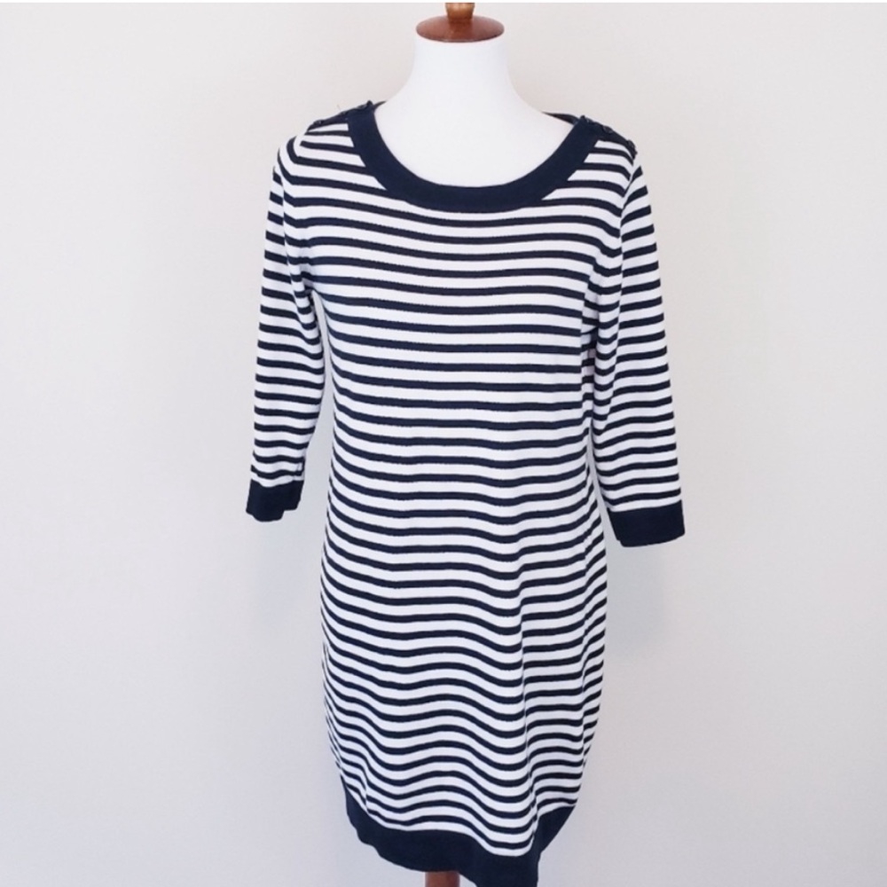 Banana Republic Striped Sweater Dress